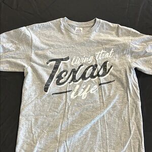 Living That Texas Life Gray Men's T-Shirt